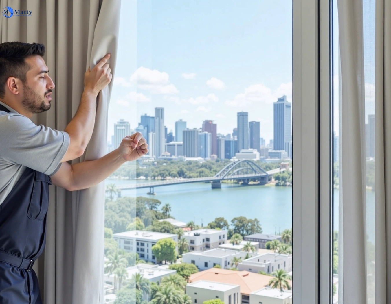Professional curtain steam cleaning service cherokee-vic QLD by Matty Curtain Cleaning